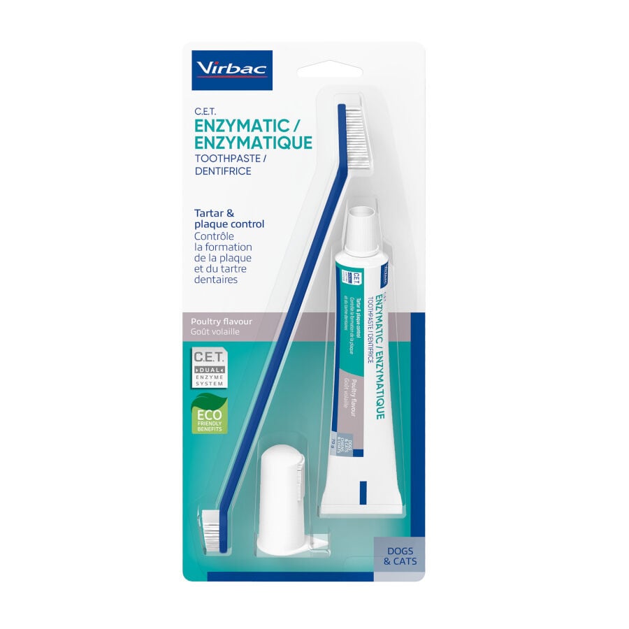 Virbac C.E.T Kit Dent&iacute;frico Enzim&aacute;tico para perros, , large indicador imagen numero 1